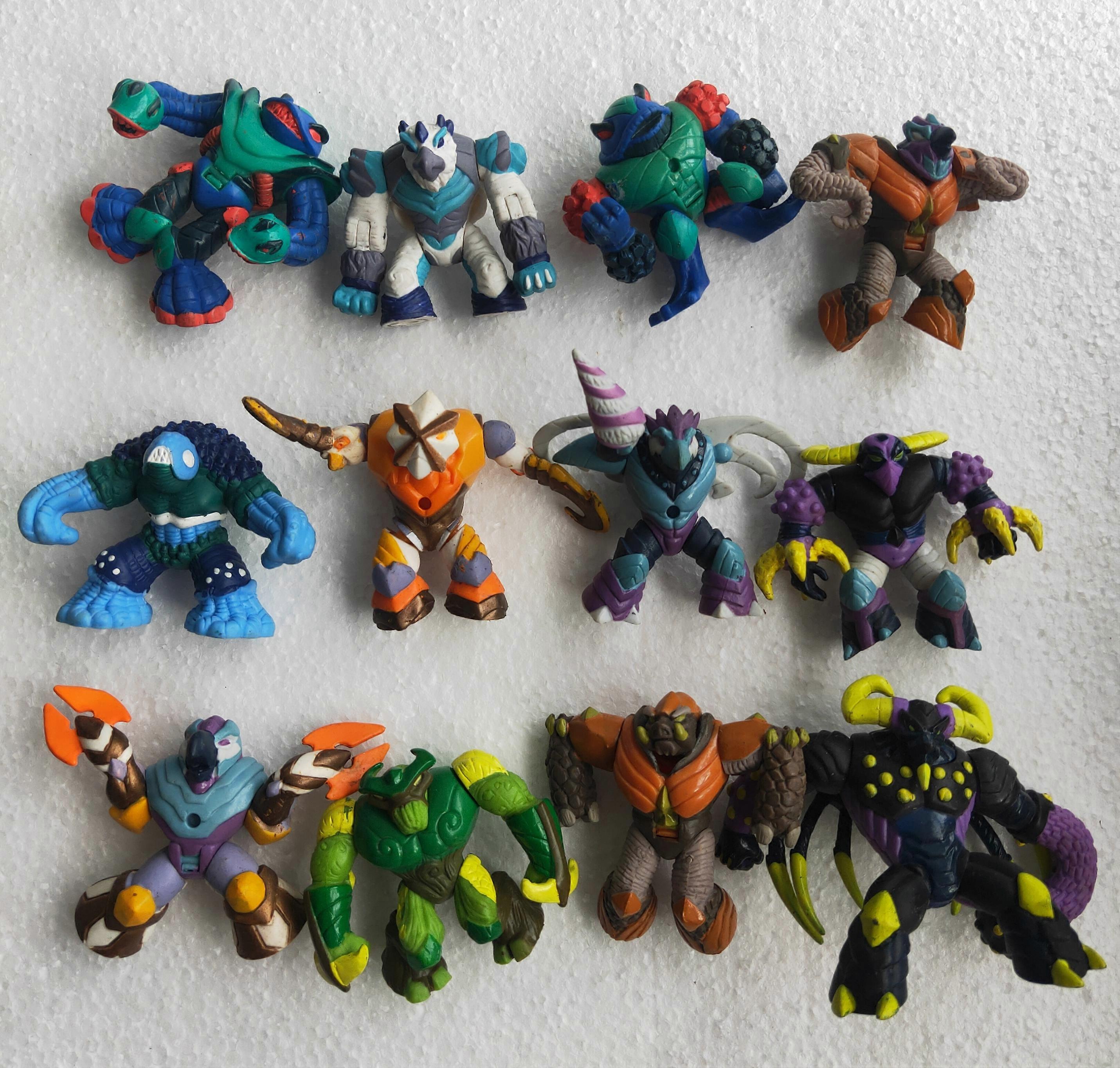 10pcs/20pcs 4-8cm Big Size Gormiti Anime Action Figure Dolls Mixed StyleMonster Soldiers Model The Lords Of Nature 122003