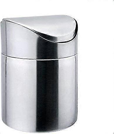 Stainless Steel Mini Table Bin With Lid