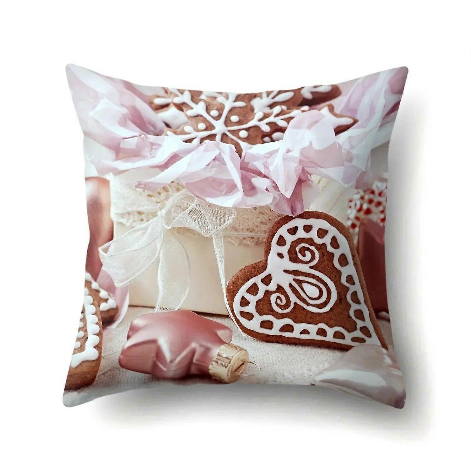 Peach Crisp Pillowcase Office  Lumbar  Sofa Design 1986