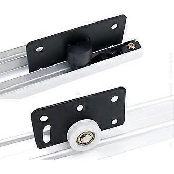 Auspicious-4pcs Sliding Door Nylon Wheel Kits 30mm Furniture Fittings Sliding Door Fittings Heavy Duty Wardrobe Cabinet