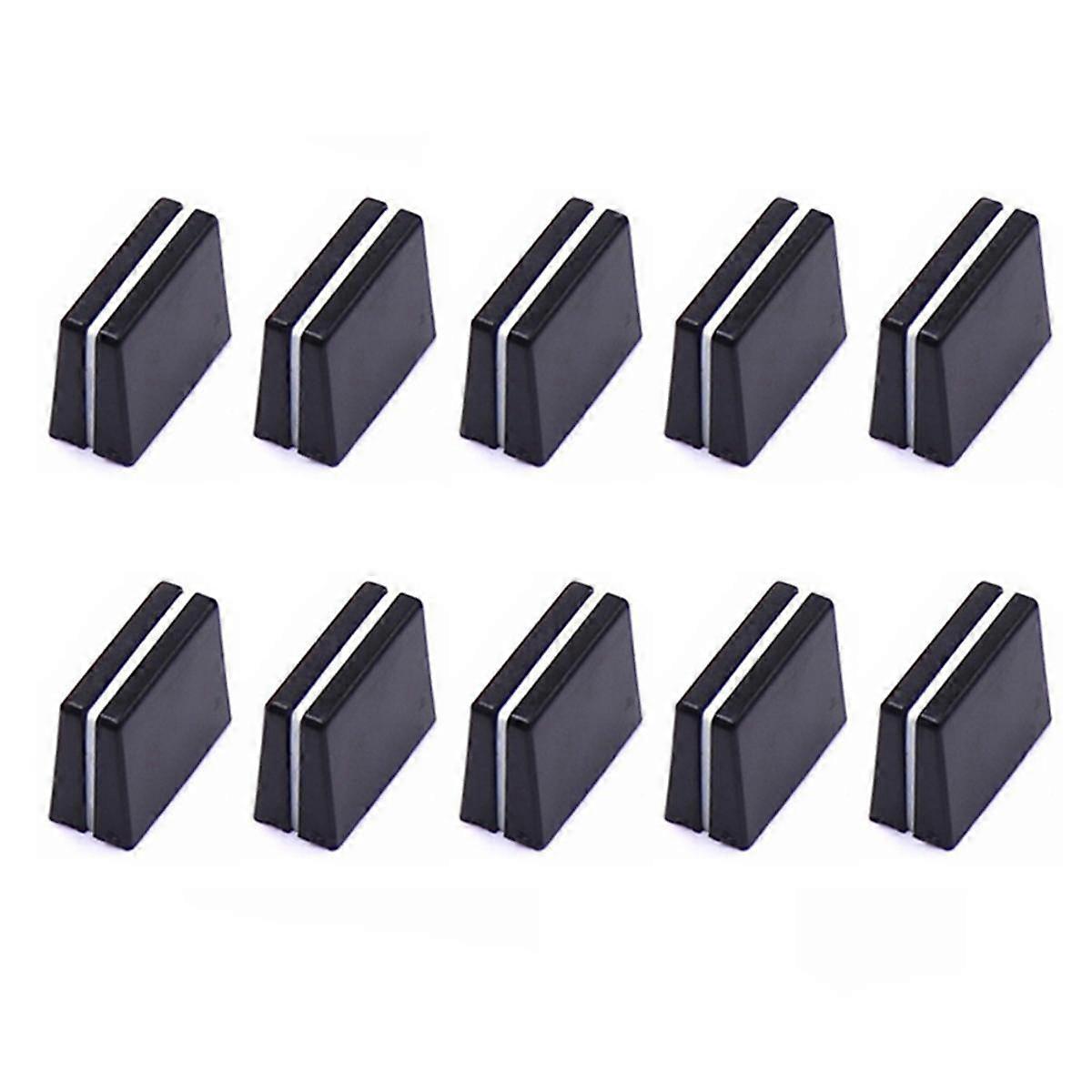 10pcs Fader Caps Mixer Fader Slider Knobs Replacement Buttons Caps for Mixer Console Accessories
