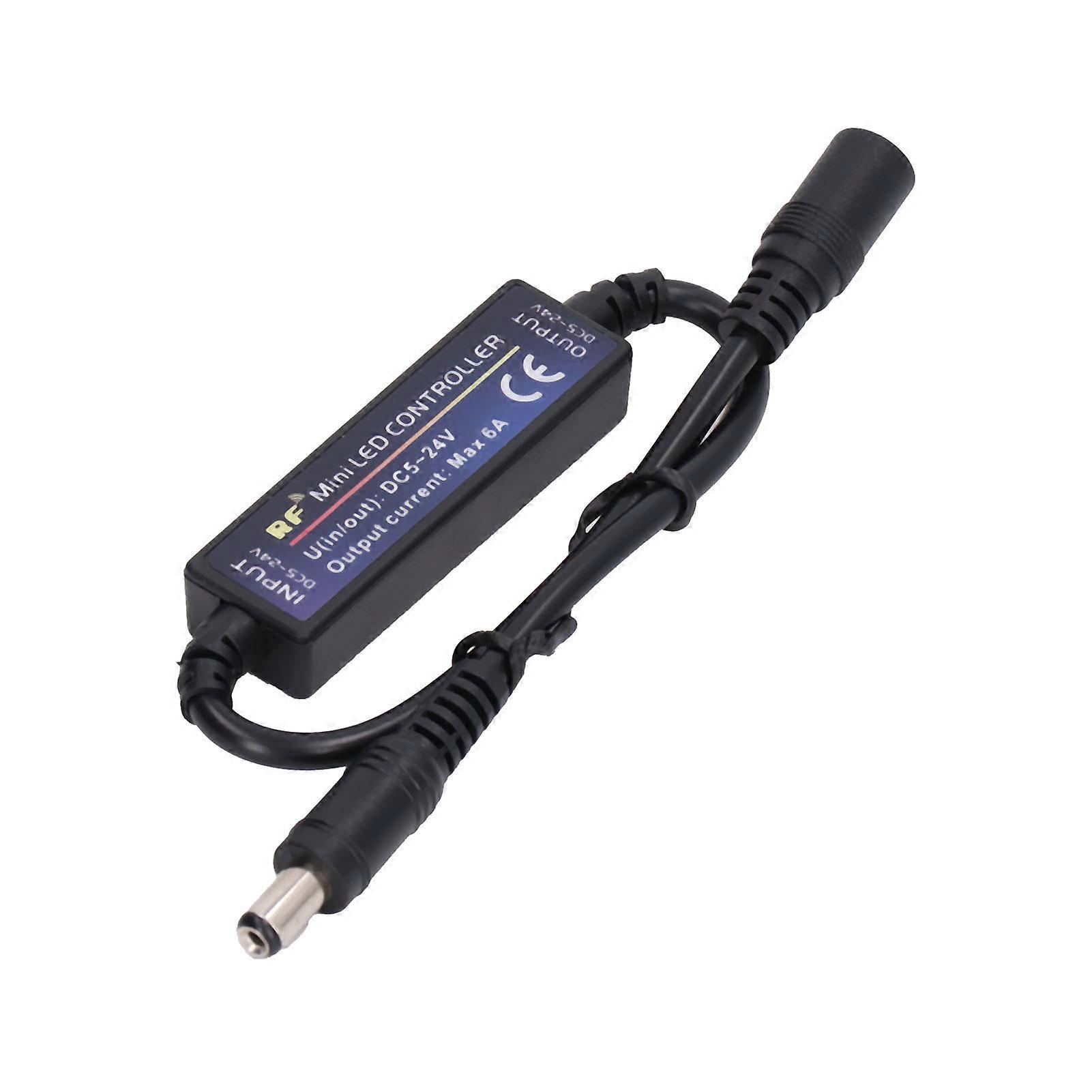 Mini RF LED Dimmer Controller - 14 Key Remote Control for 6A Output - Household and KTV Lighting