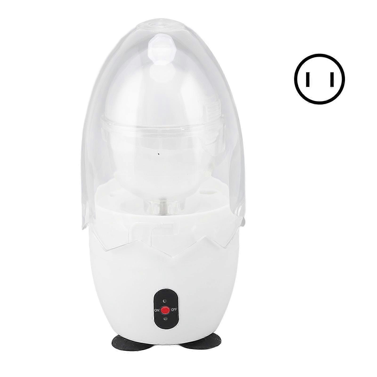 Electric Egg Scrambler Shaker - White 100-240V US Plug