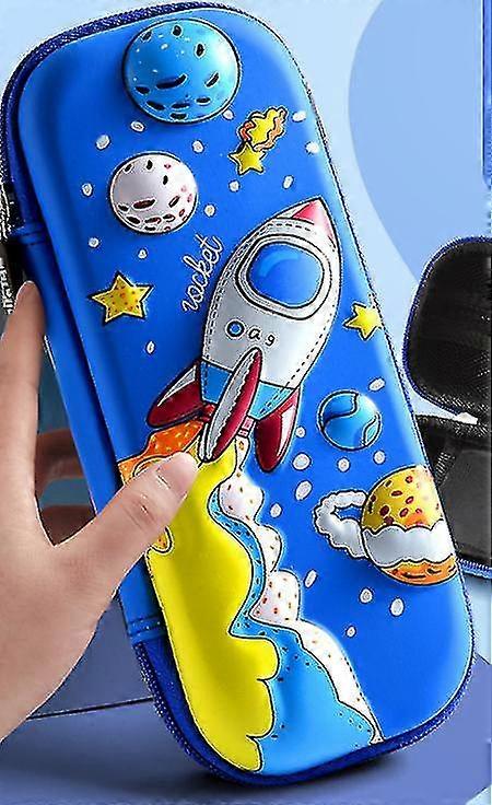 Large Capacity Case Pencil Ballpoint Storage Box With Zipper Compartment