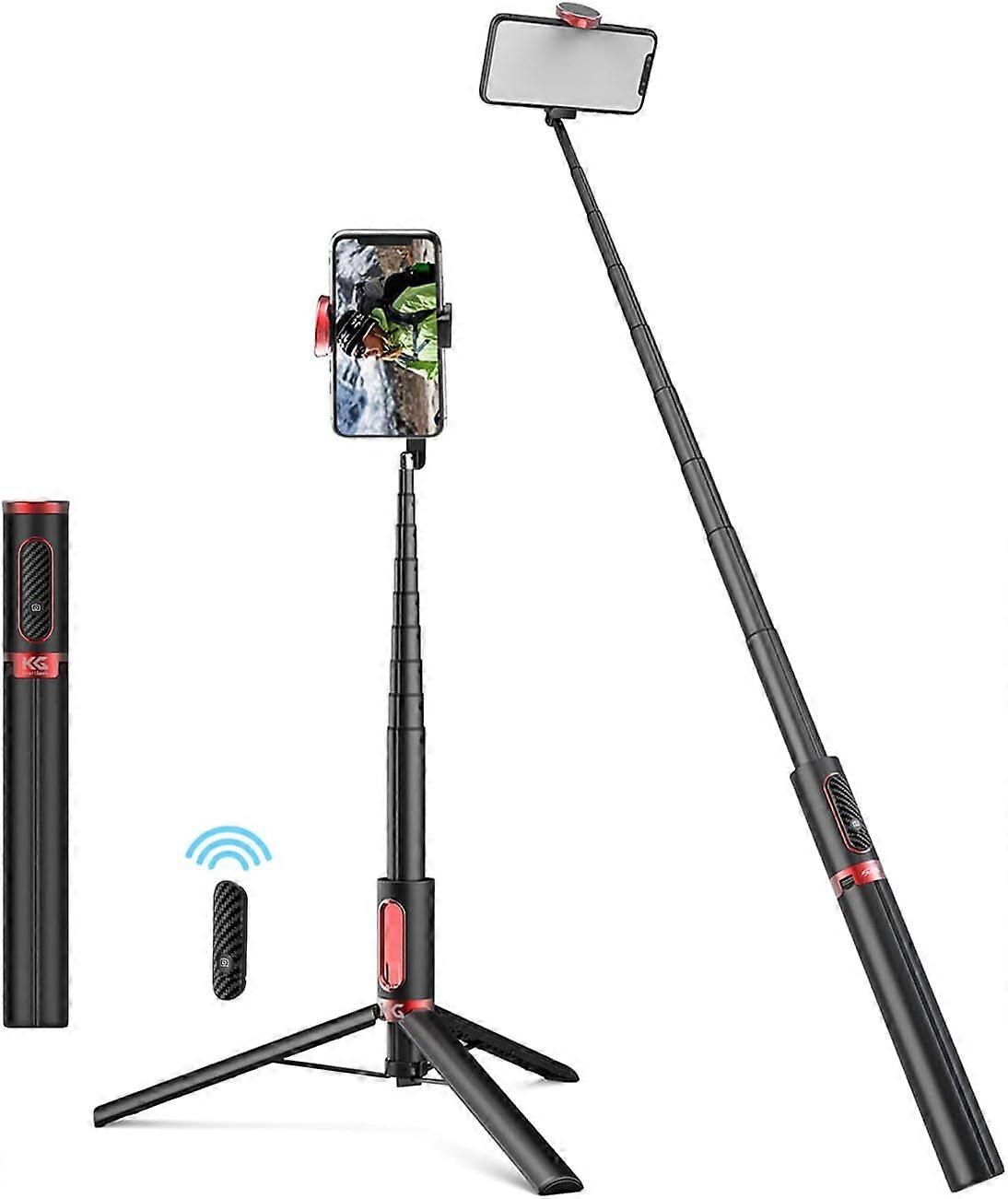 Selfie Stick Tripod with Bluetooth Remote, Cell Phone Camera Mount Holder