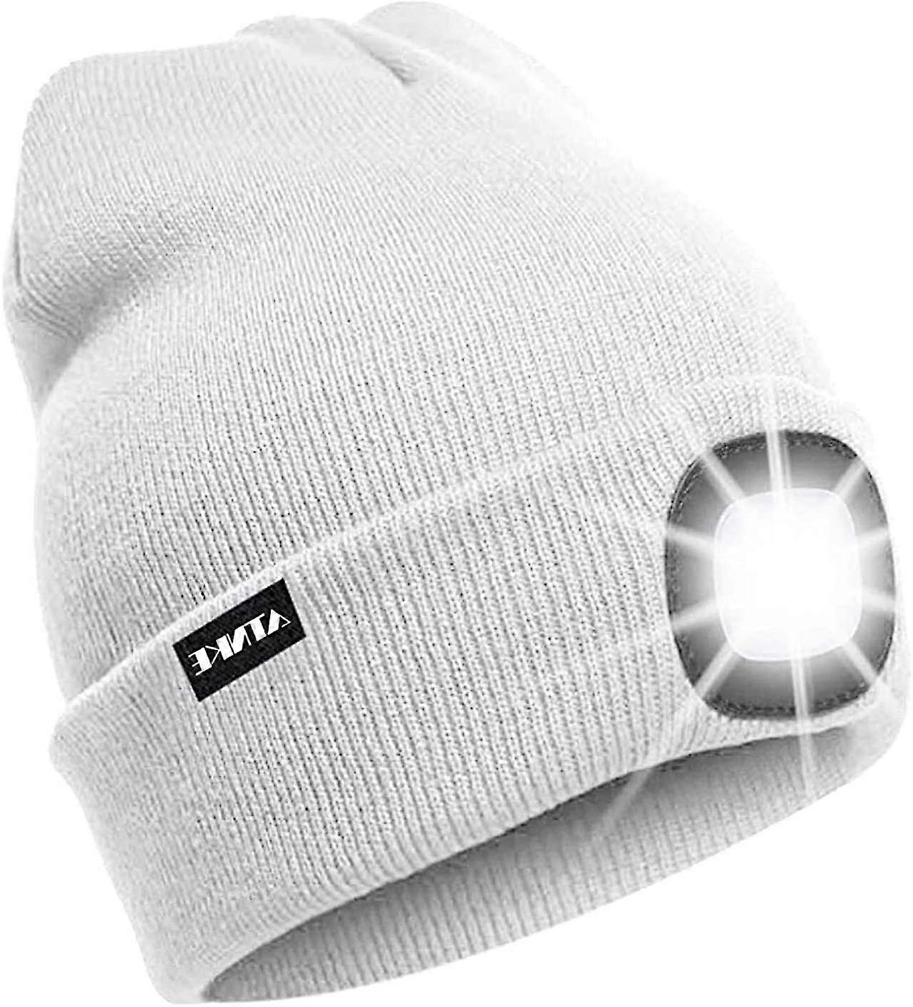 LED-lichtkap Oplaadbare hardloopkap Superheldere waterdichte 4 LED-koplamp
