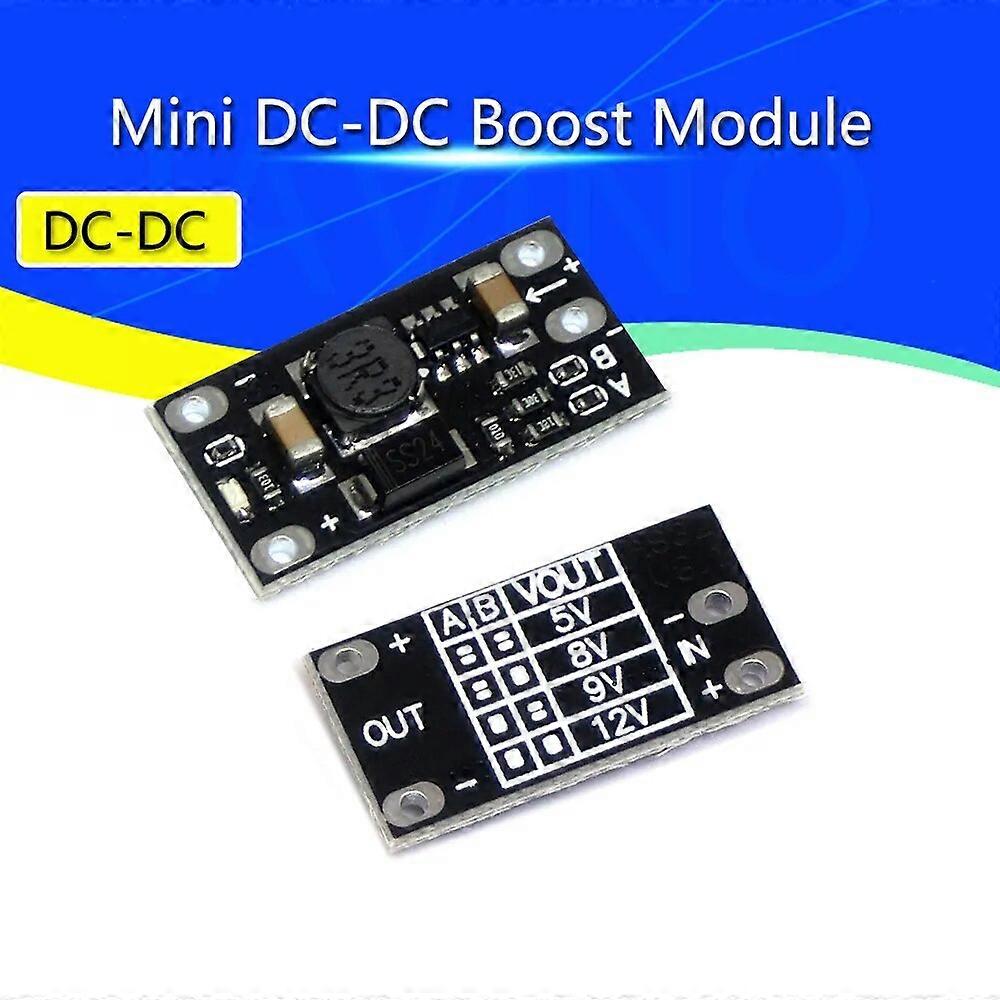 Mini DC-DC Boost Step Up Converter 3V 3.2V 3.3V 3.7V 5V 9V to 12V Voltage Regulator PCB Board Module can set 5V/ 8V/ 9V