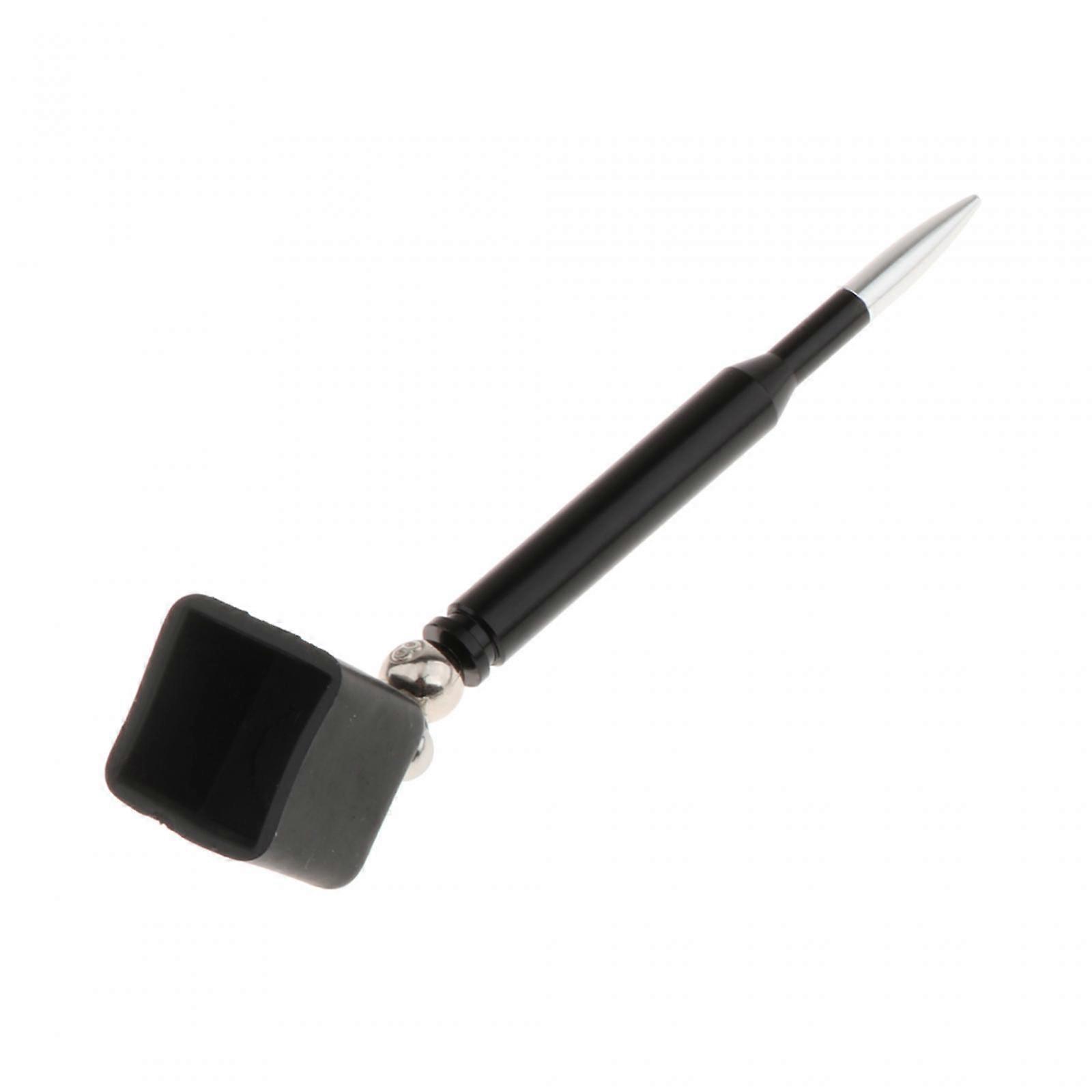 Queue de billard Porte-craie Table de billard en métal Accessoire Snooker Pool Craies Carrier Noir Carré