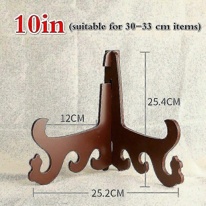 6/7/8/9/10 '' Wooden Easels Plate Holders Bowls Books Rack Display Stands