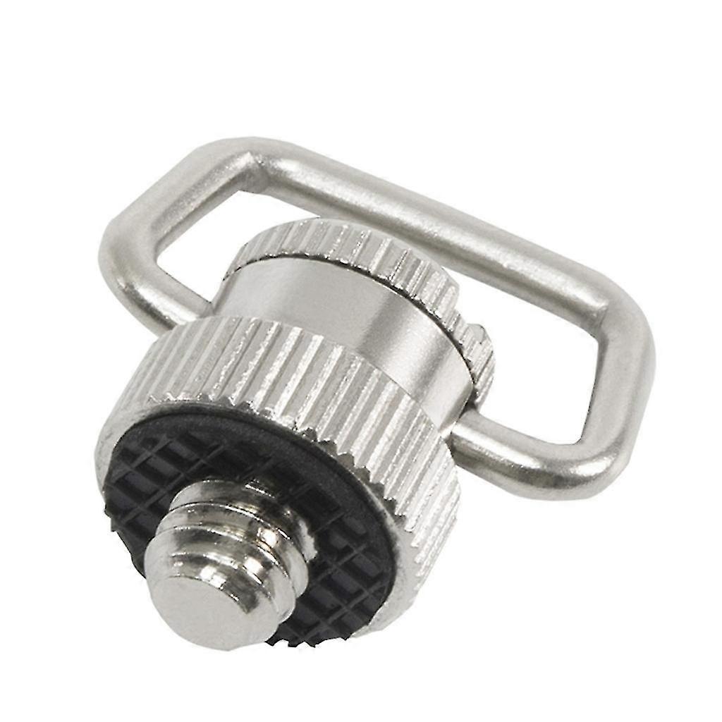 Stainless Steel D Ring Screw Hinged Holder Camera Fixing Screw 1/4" Thread
