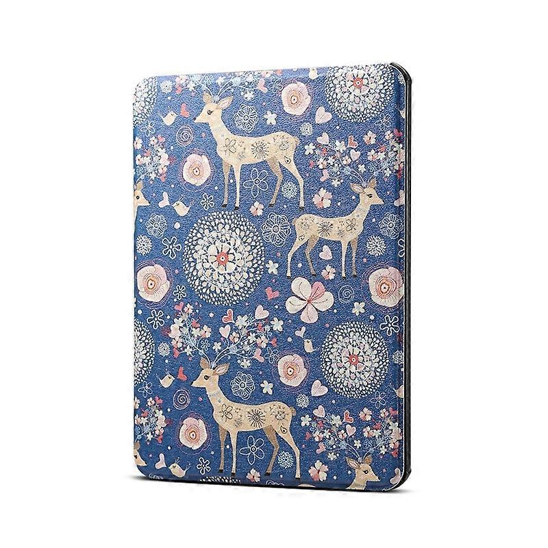 Colored Pattern Leather Case for Amazon Kindle 2019