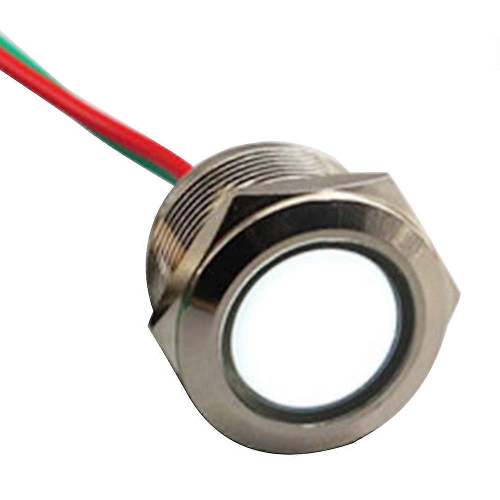 12V 8MM LED Indicator Waarschuwingslicht Metalen Pilot Comité Dashboard Auto Auto Auto Boot Motorfiets
