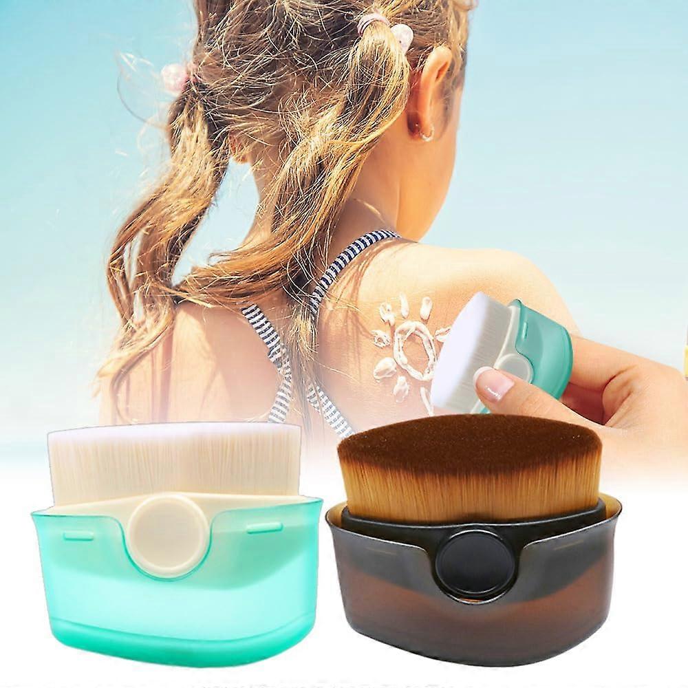 Sunscreen Applicator for Kids Sunblock Buddy Brush Set with Protective Caps,50% Offer