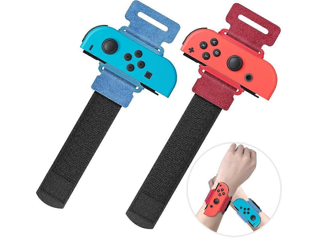 Upgraded Wrist Bands Compatible with Just Dance 2022 2021 2020 Switch, Adjustable Elastic Dance Straps Compatible with Switch & Switch OLED Controller