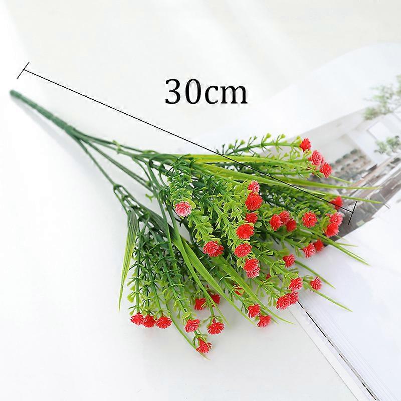 New Artificial Shrubs Creative Decorative Artificial Plant Ferns Simulation Plant Plastic Flower Fern Wall Material Accessories