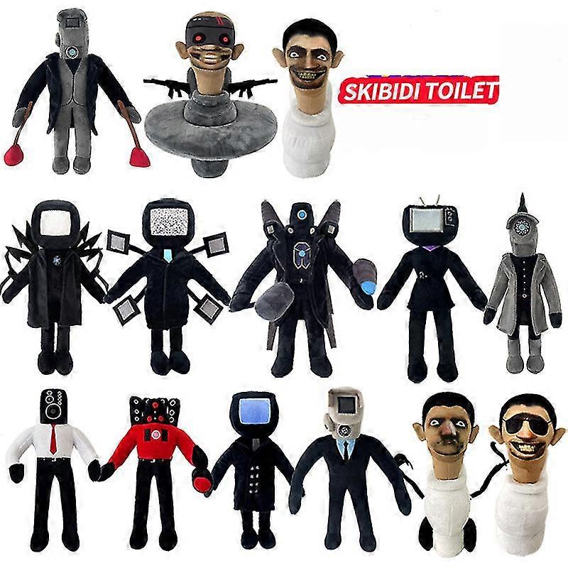 Skibidi WC WC Operatőr Plüss baba hangszóró plüssjátékok