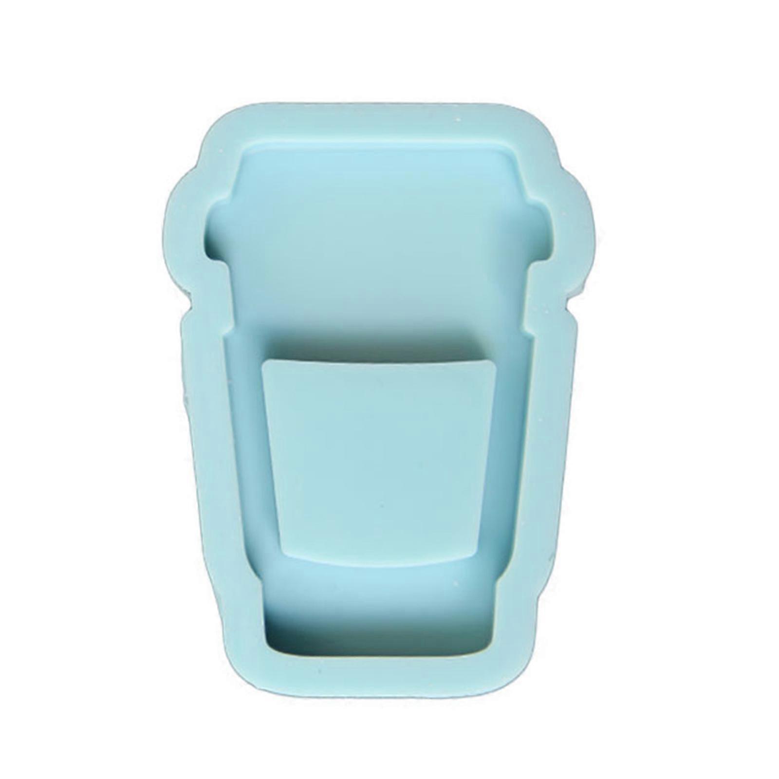 Quicksand Cup Keychain Silicone Mould Resin Casting Mold for DIY Crafts