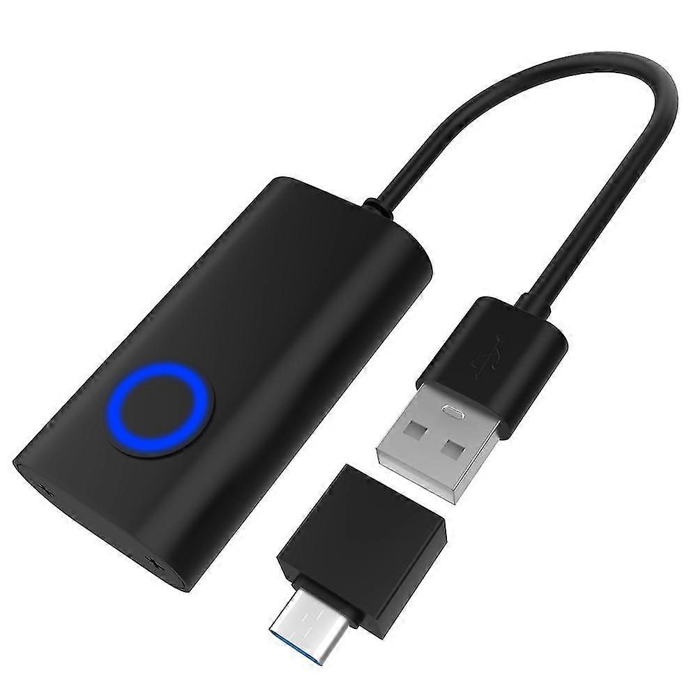 2 in 1 USB Mouse Jiggler Undetectable Mouse Mover Automatic Computer Mouse Mover Jiggler Keeps Computer Awake Simulate Mouse
