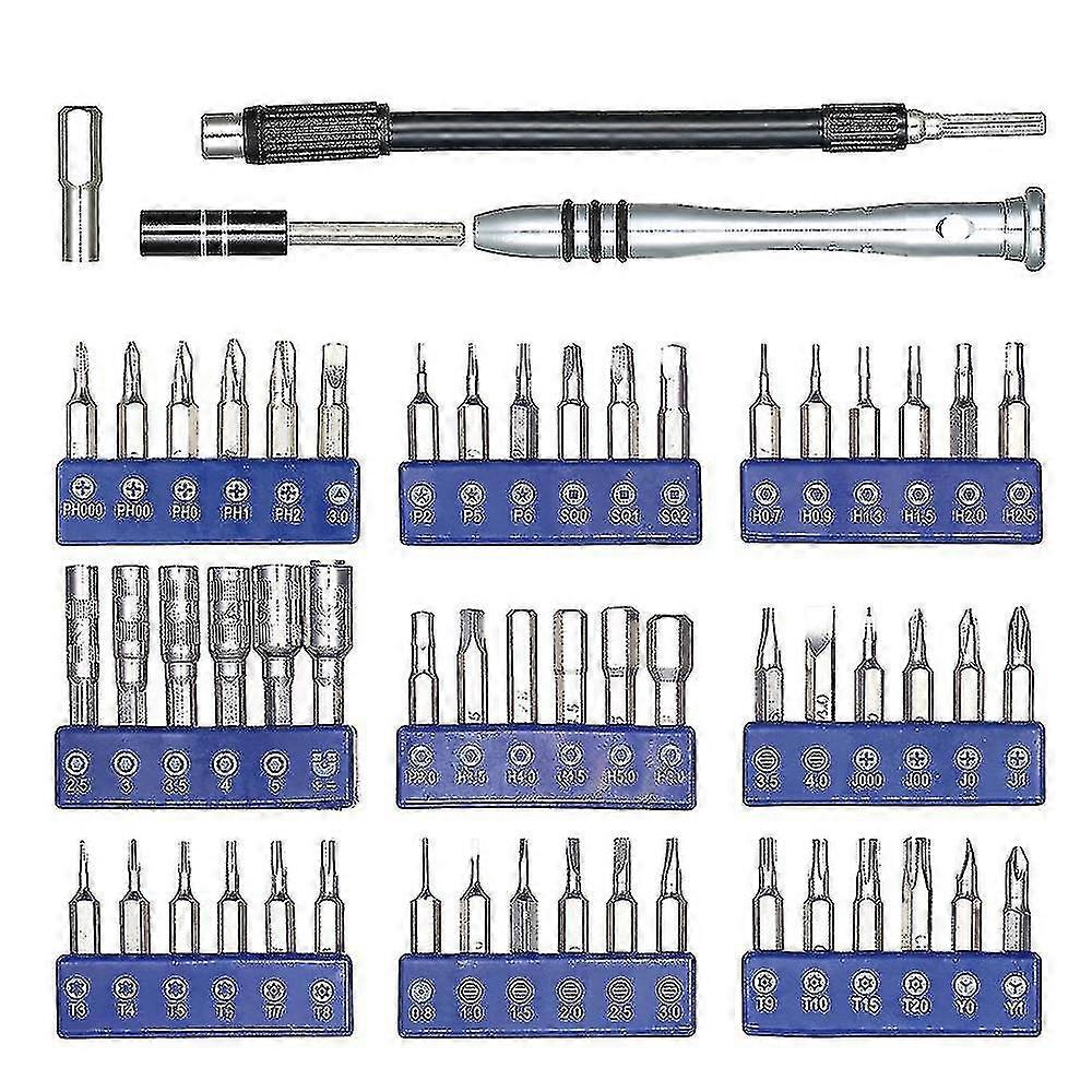 58 In 1 Magnetic Precision Screwdriver Kit, Eventronic Screwdriver Repair Tools For Laptop, Computer, Glasses, Laptop, Device