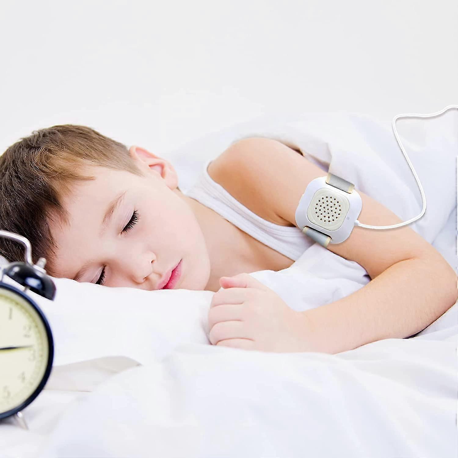 Alarme de enurese noturna para meninos e meninas alarme de xixi com volume, vibração e flash Light Bed Wetting Monitor Potty Training Via sensores de enurese