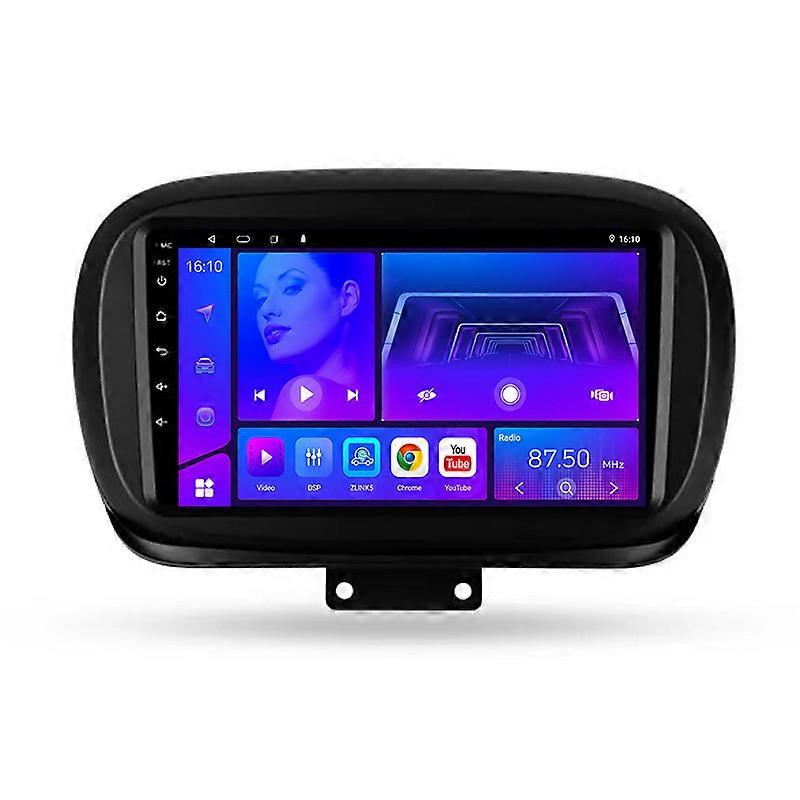 2 Din For Fiat 500X 2014 - 2020 Carplay 4G WIFI Android Auto Car Radio Player Stereo Car Multimedia Video player GPS Navigation DSP RDS