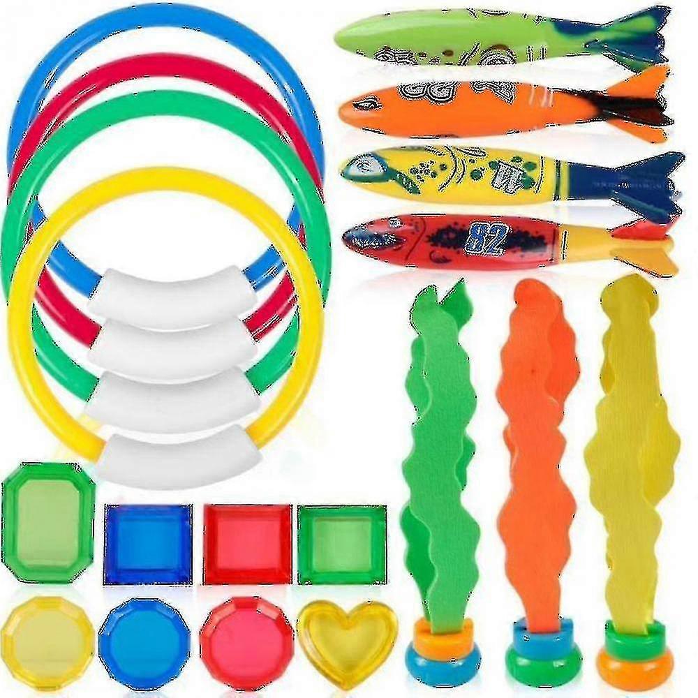 Undervattenssimning Dykpool Leksaksset, dykleksak för pool för barn