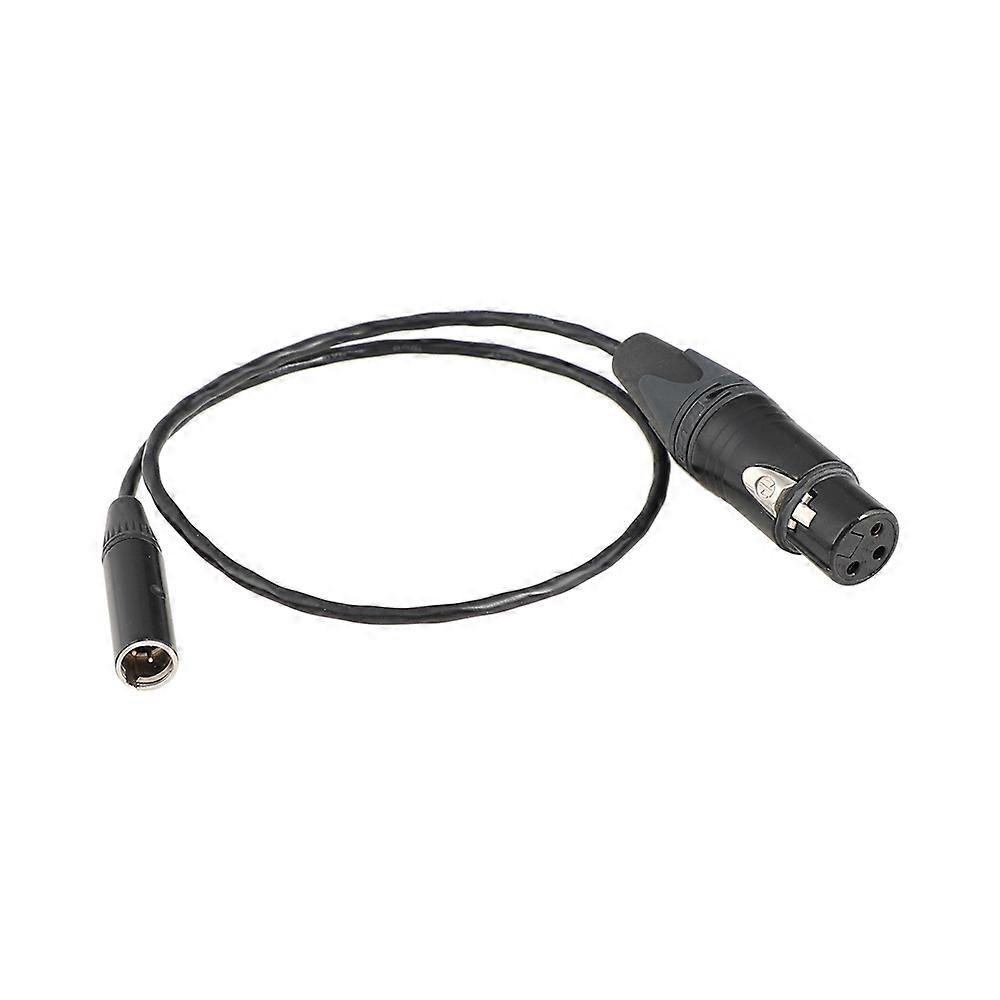 Lanxri Mini 3pin XLR Male To Full 3pin XLR Female Cable For BMPCC4K