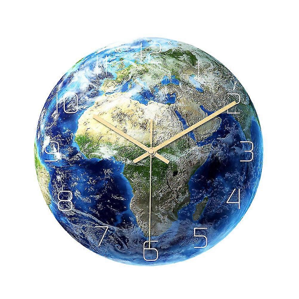 Lighted Wall Clock Luminous Wall Clock Vintage Wall Clock Glow The Wall Clock Silent World Clock Map Wall Clock Luminous --
