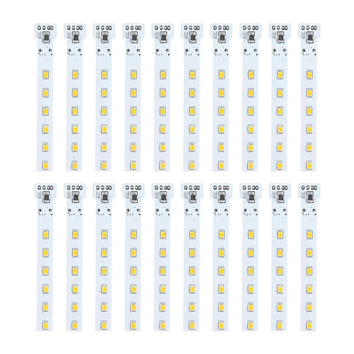 20PCS 1.2V Solar Circuit Board DIY Flame Light Control Board Battery Candle Light Driver Board with 12 LED Controller