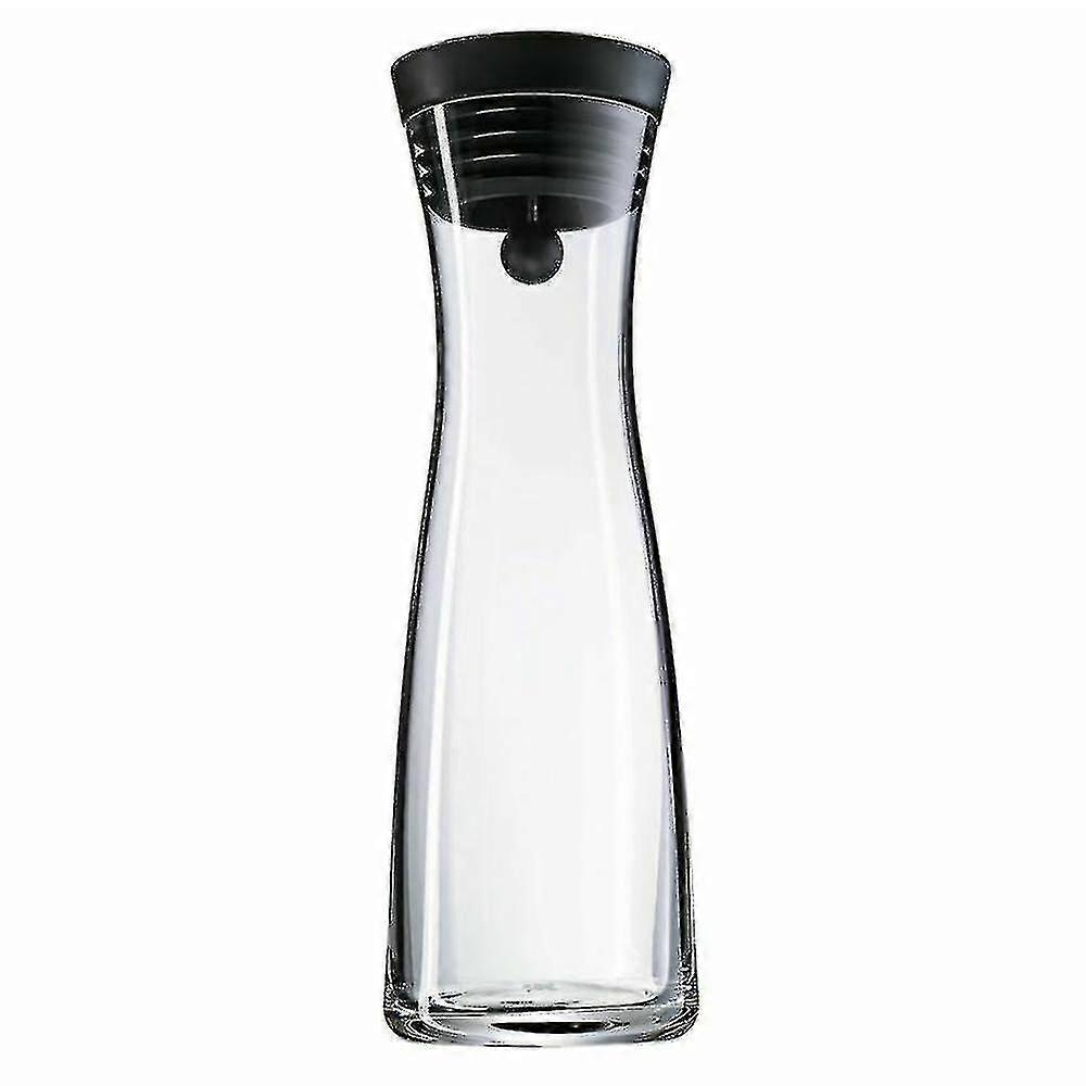 Water Carafe 1.8l High Borosilicate Glass Bottle Basic Tilting Lid