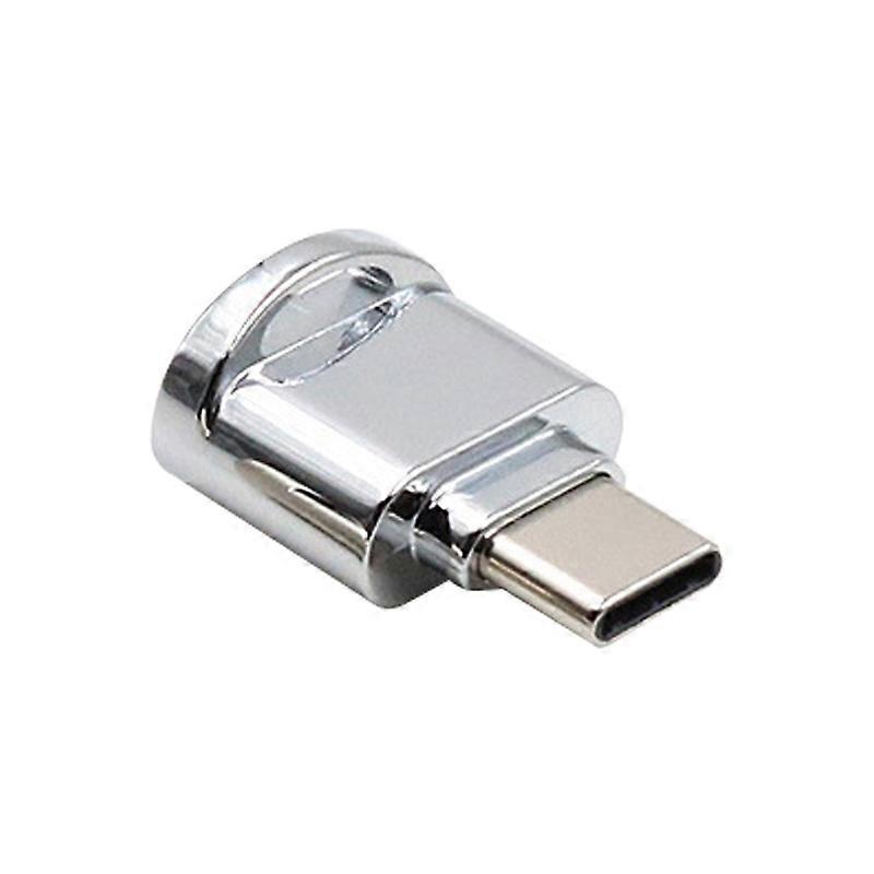 Mini Metal USB 3.1 Micro Secure Digital TF Memory Type-C Card Reader OTG Adapter JIKAIX