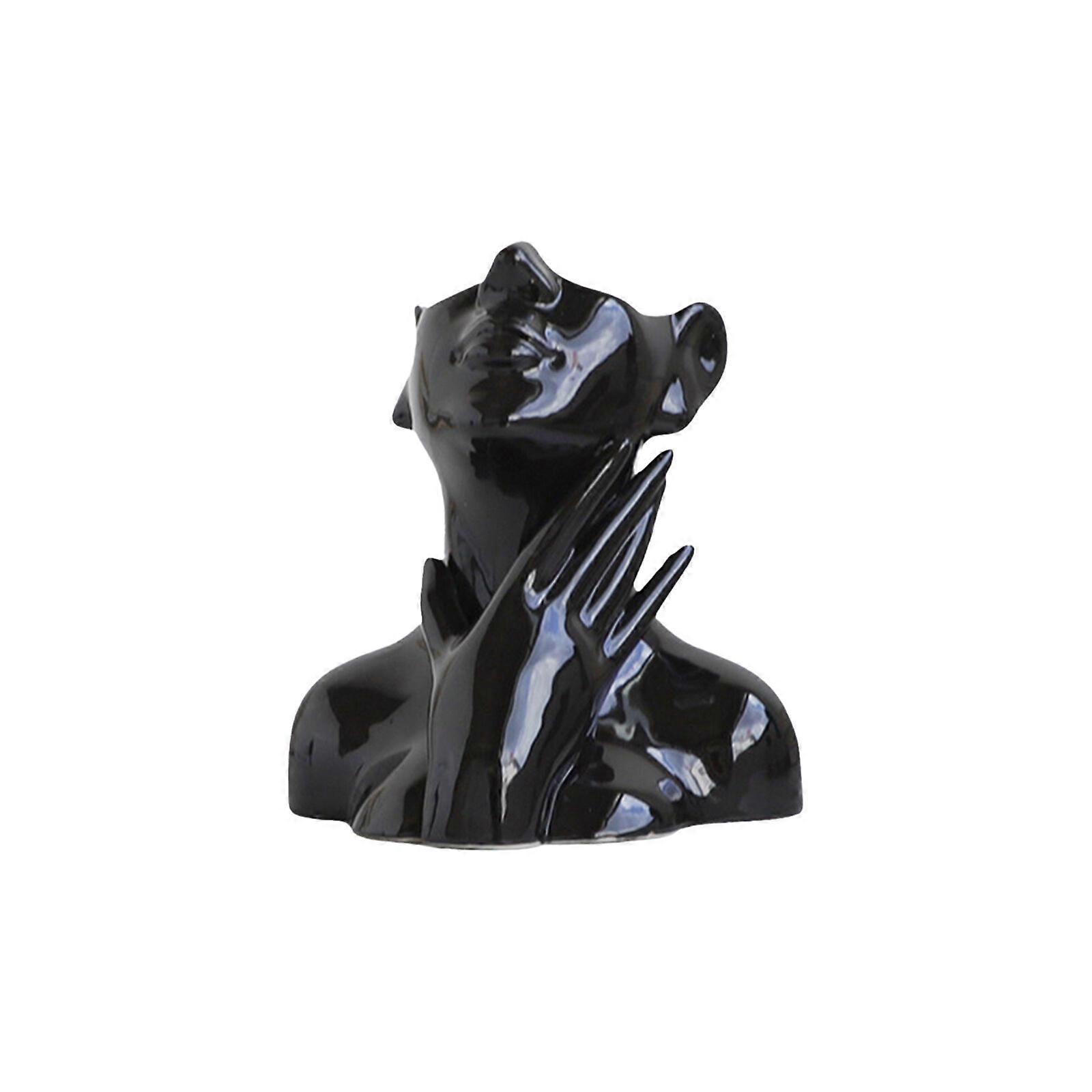 New Abstract Body Face Vase Ceramic Art Tabletop Flower Pot Nordic Modern Home Decor fast ship