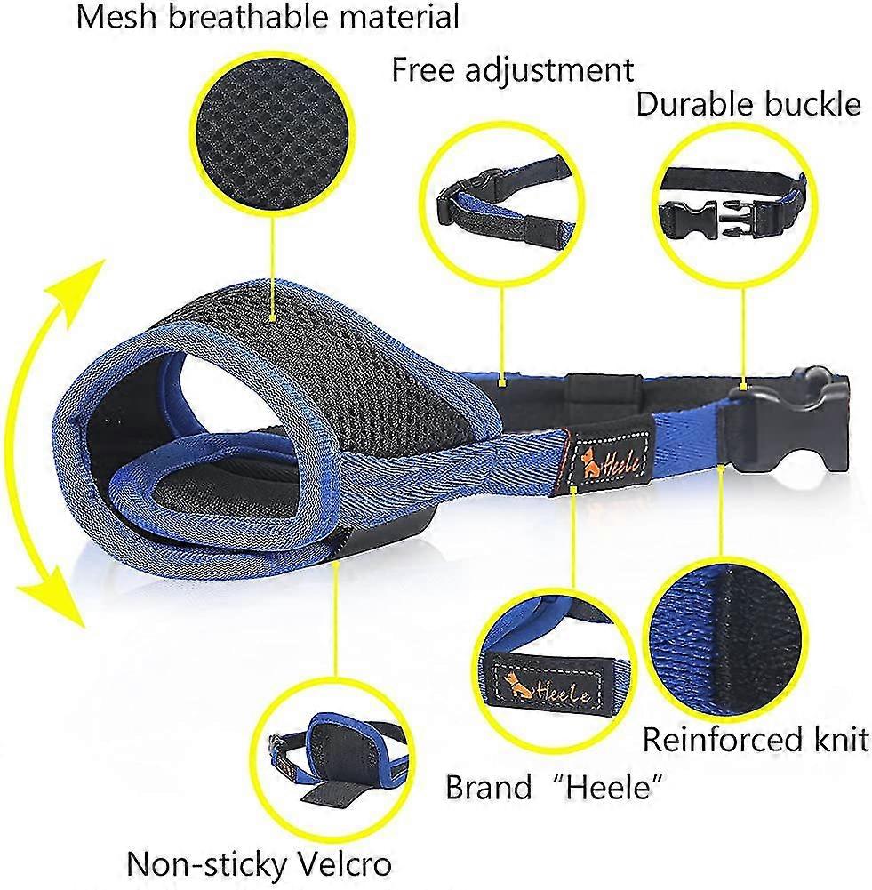 Dog Muzzle With Adjustable Loop And Soft Pad Dog Training Muzzle Dog Muzzle