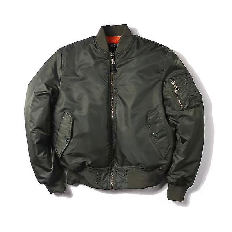 Erkekler MA1 Ceket Kış Açık Kalın Kalite Naylon Amerikan Askeri Üniforma Aviator Unisex Ceket Erkek Bombardıman Uçuş Ceket
