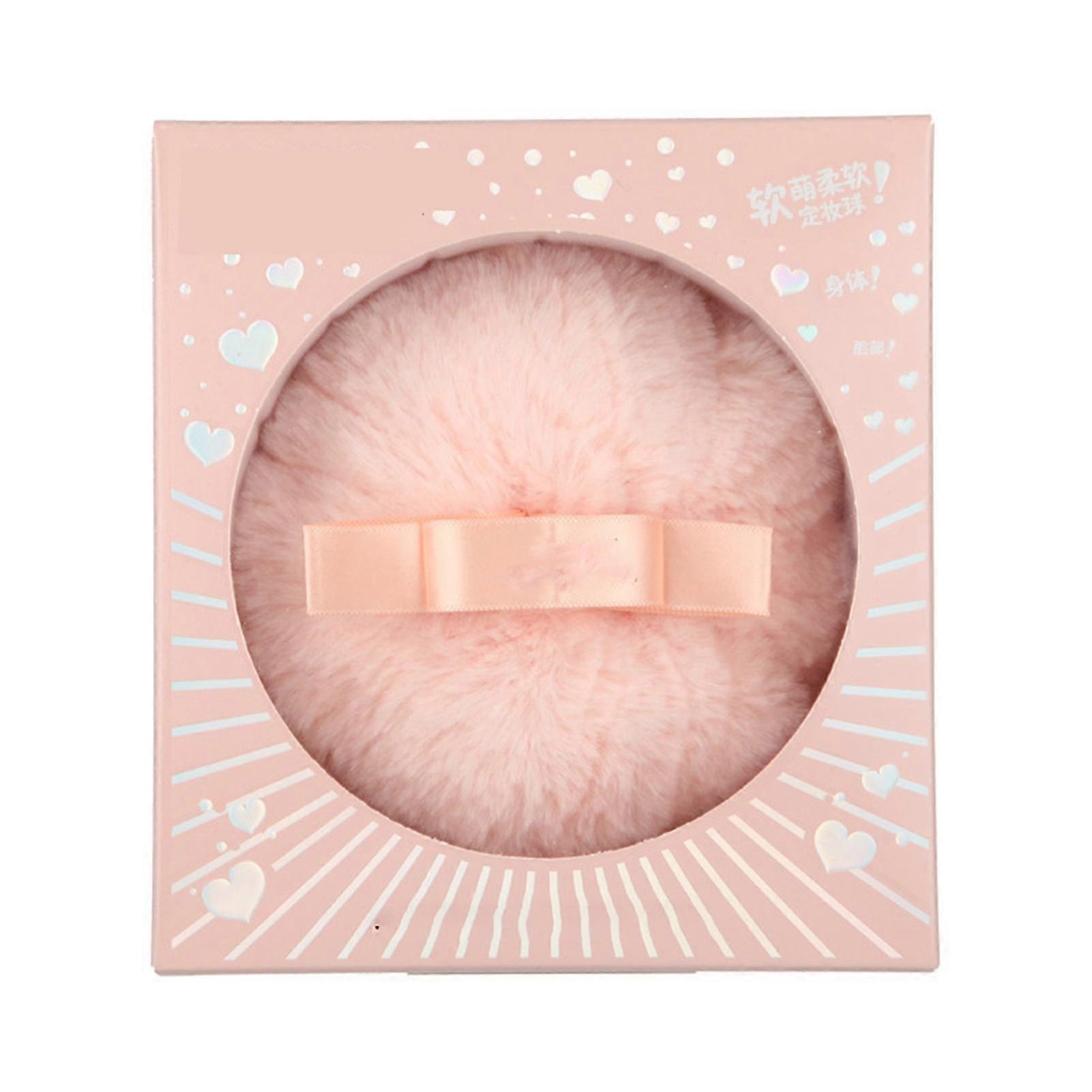Highlighter With Cute Peach Shaped Plush Puff Body Face Highlighting Powder Multi-use