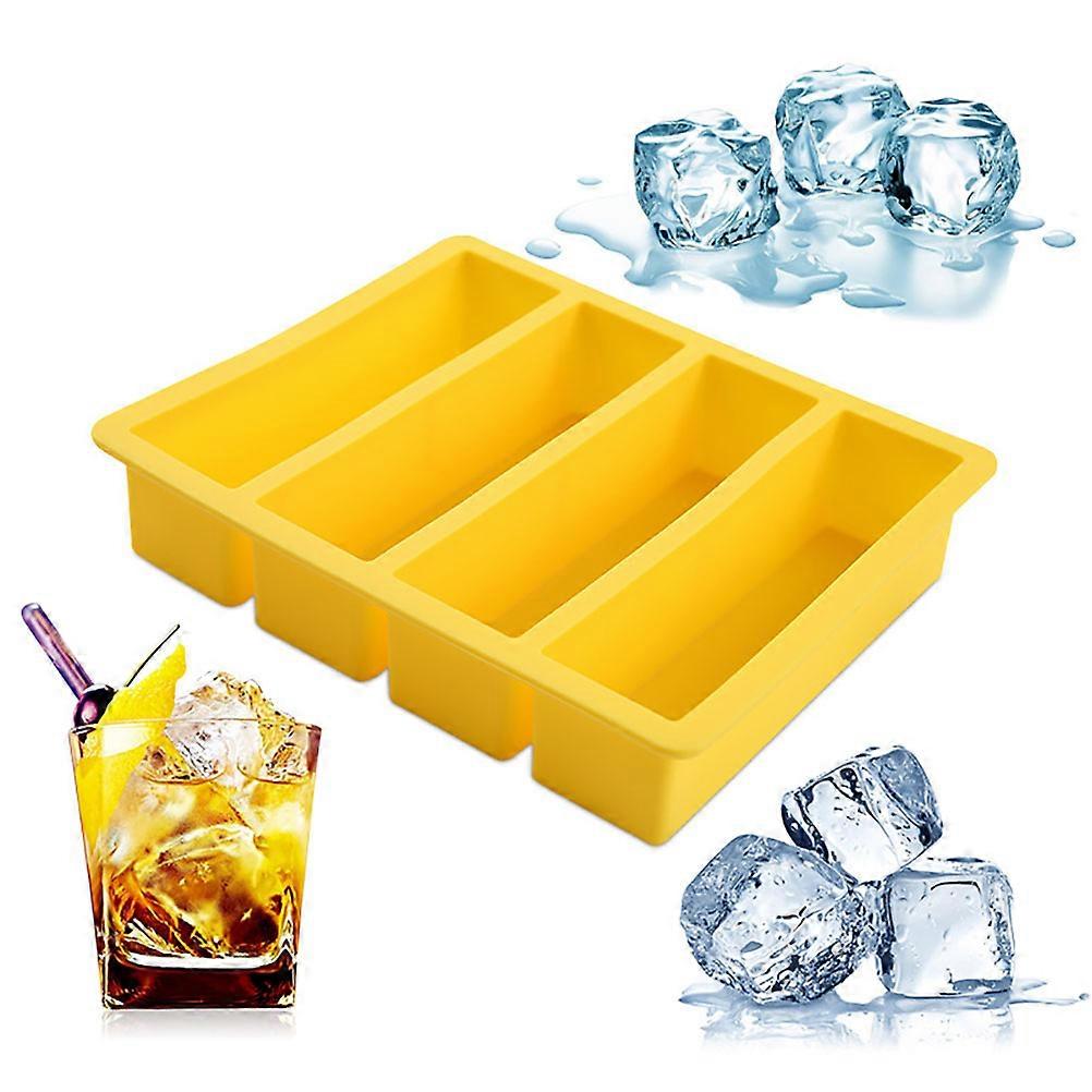 Rectangular ice mold Ice Cube tray kitchen Ice cube mold Ice grid Home bar long silicone ice grid mold