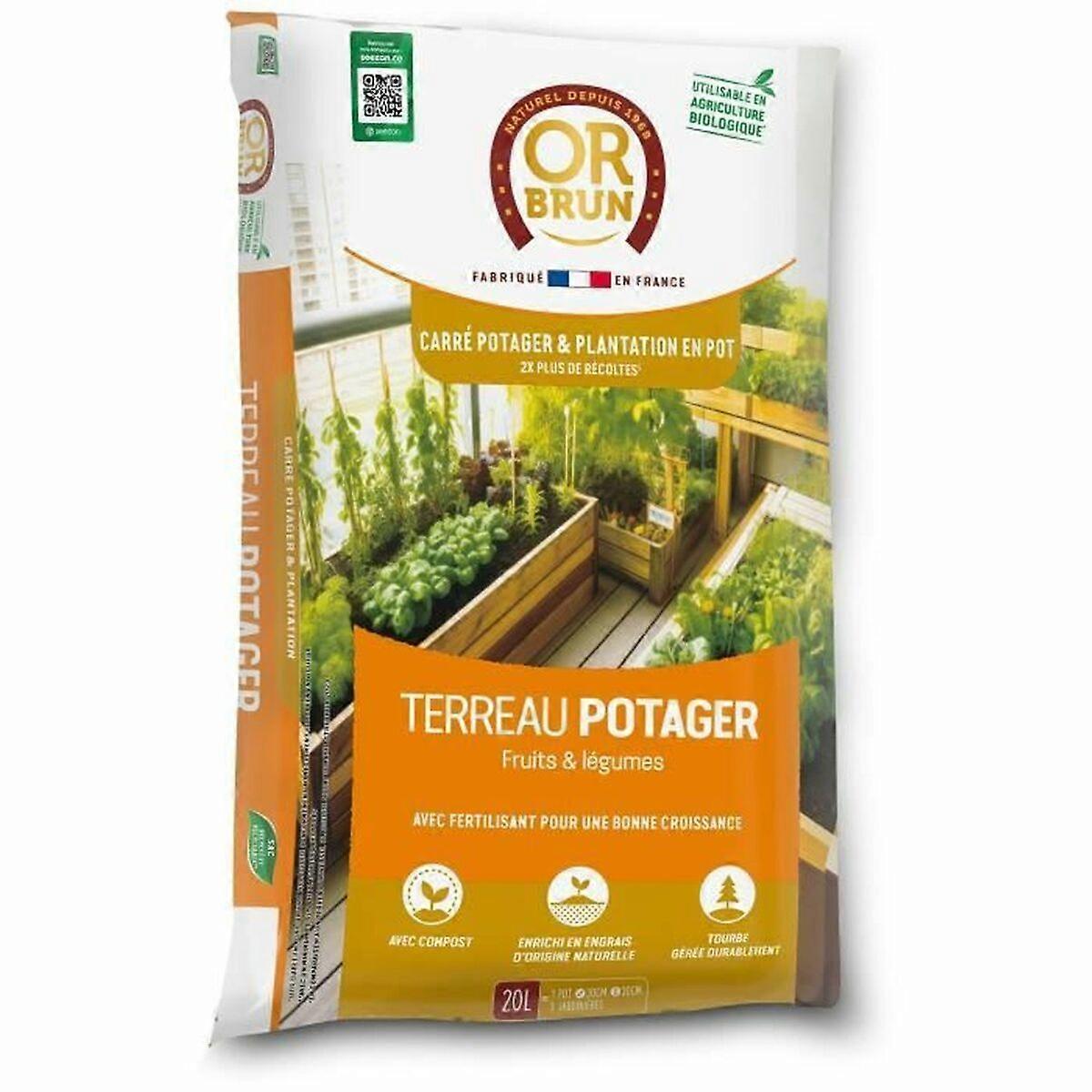 盆栽堆肥或 BRUN OBRTCAPOT20N 20 升