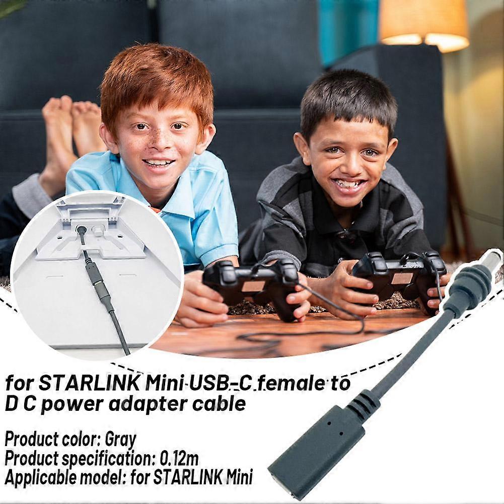 Mini USB-C to D C Power Adapter Cable for 360 Controller