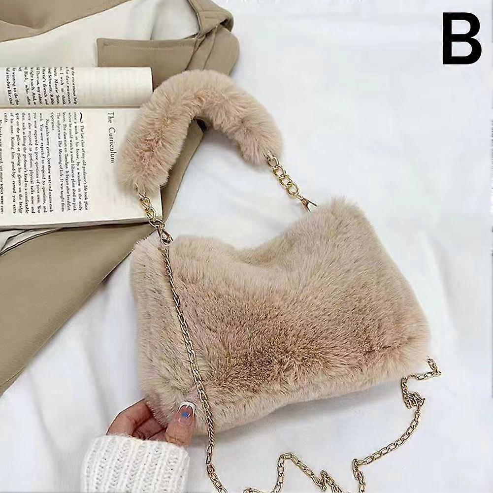 Crossbody Plush Fluffy Lux Bag