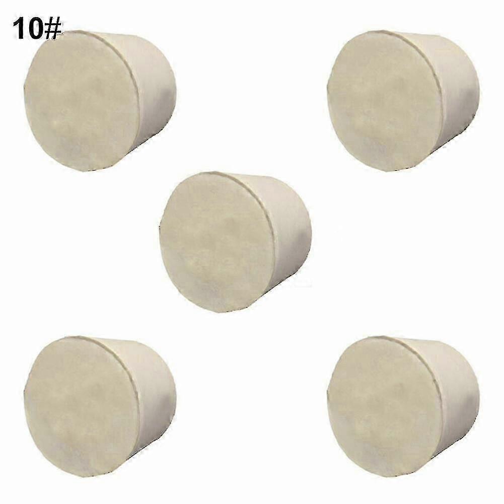 5pcs Solid Rubber Stoppers Plug Bungs Laboratory Bottle Tube Sealed Lid Corks Jikaix