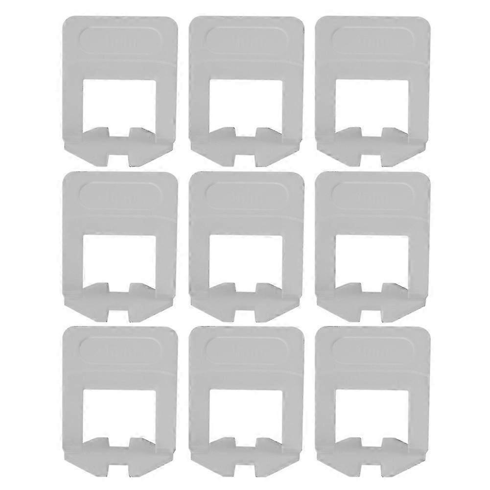 200pcs 1mm Tile Leveler Spacer Base Clips Leveling System Tiling Aid Tool