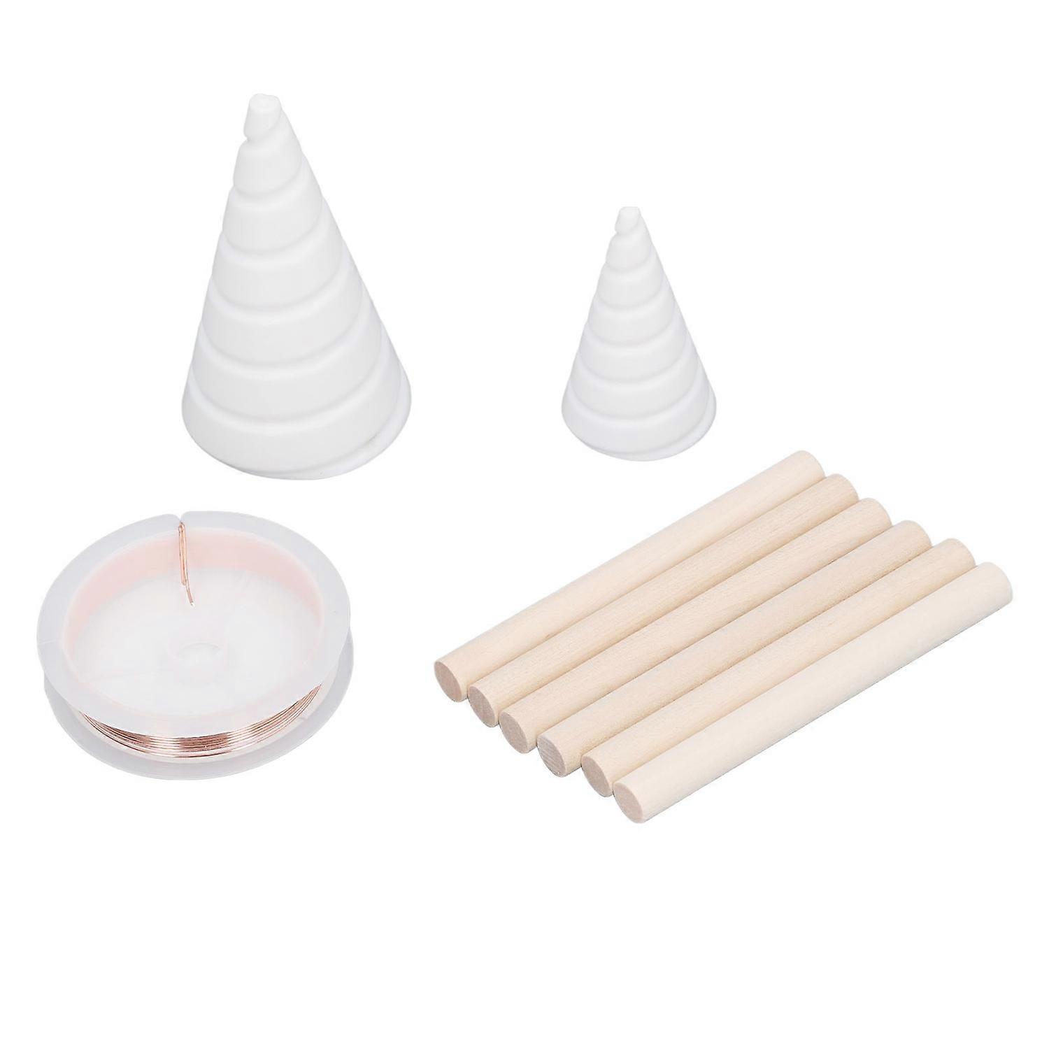 9Pcs Electroculture Gardening Copper Kit Wire Antenna Holder Making Tools Stakes 