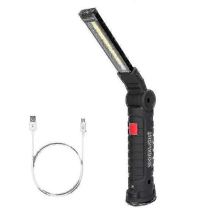 Cob Work LightBright Led Work Light, Usb Rechargeable Portable Inspection Lamp