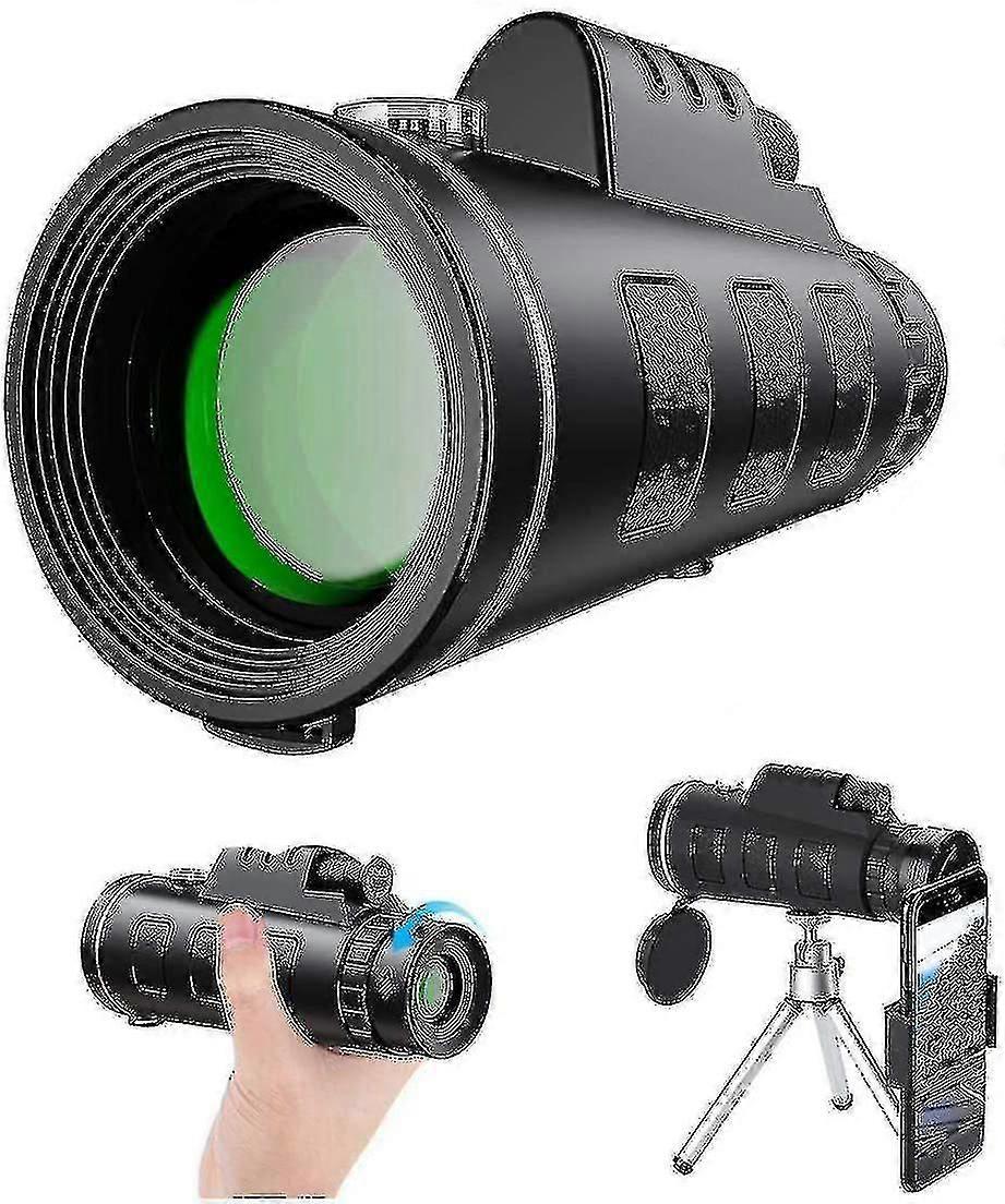 Monocular Telescope, Hd 40x60 Monocular Monocular Telescopes Fog- With Ph