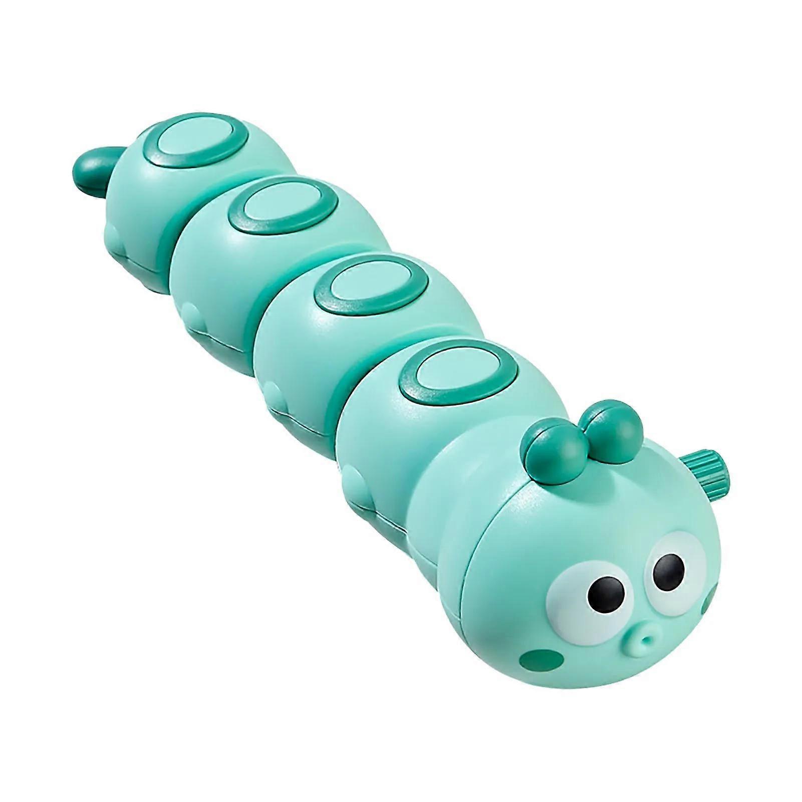 Cartoon Caterpillar Clockwork Crawling Toy Parent Child Interactive Cute Animal Wind Up Toy for Kids Educational Toy