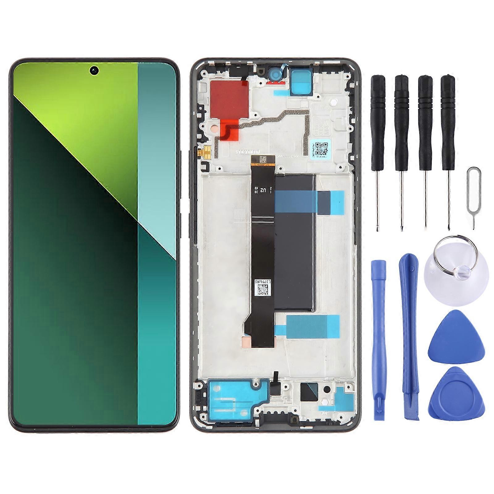 per Xiaomi Poco X6 COMPATIBILE AMOLED Materiale LCD Schermo Digitalizzatore Assemblaggio completo con telaio