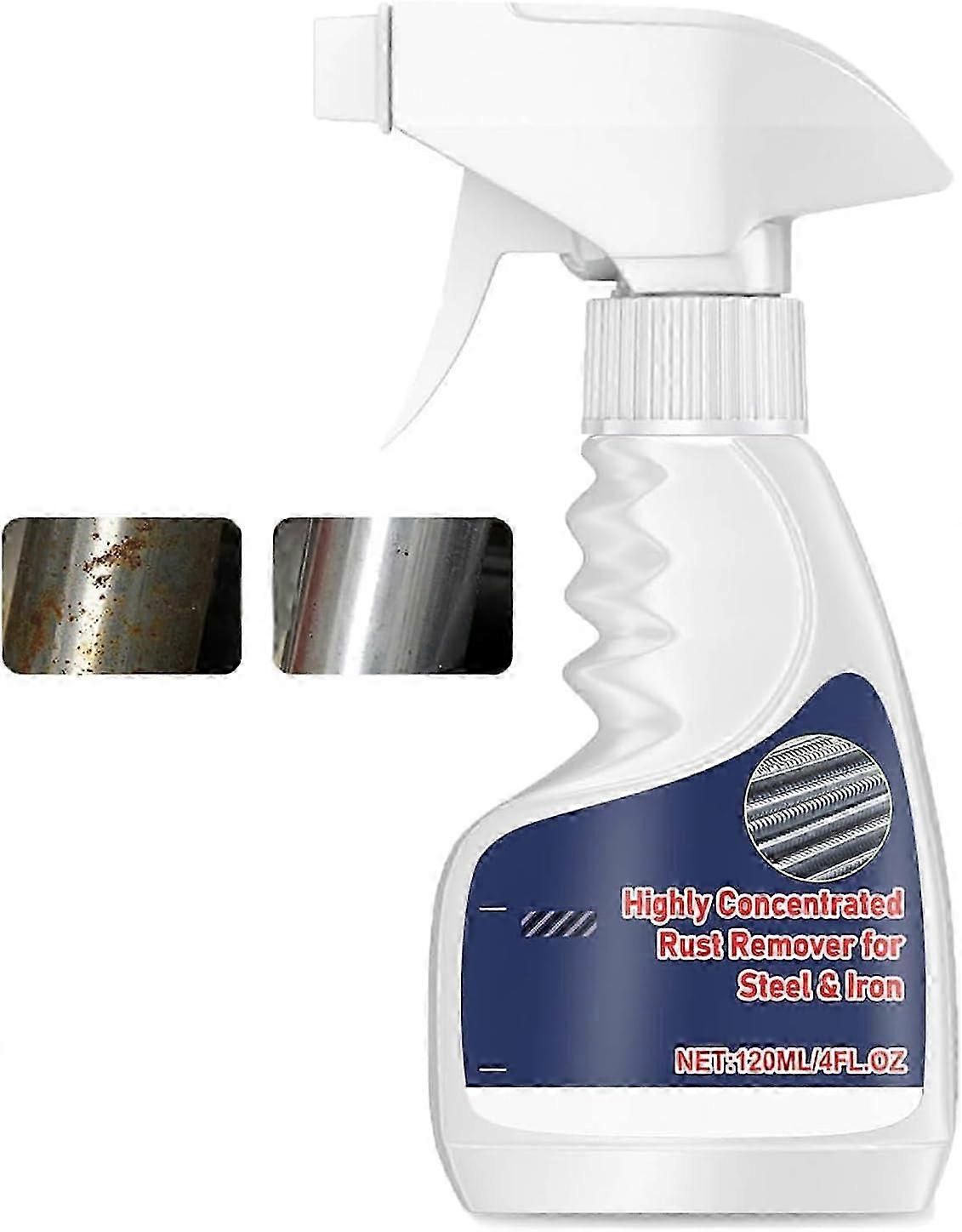 High Performance Rust Remover for Metal, Powerful Rust Remover for Stainless Steel and Metal, Effect