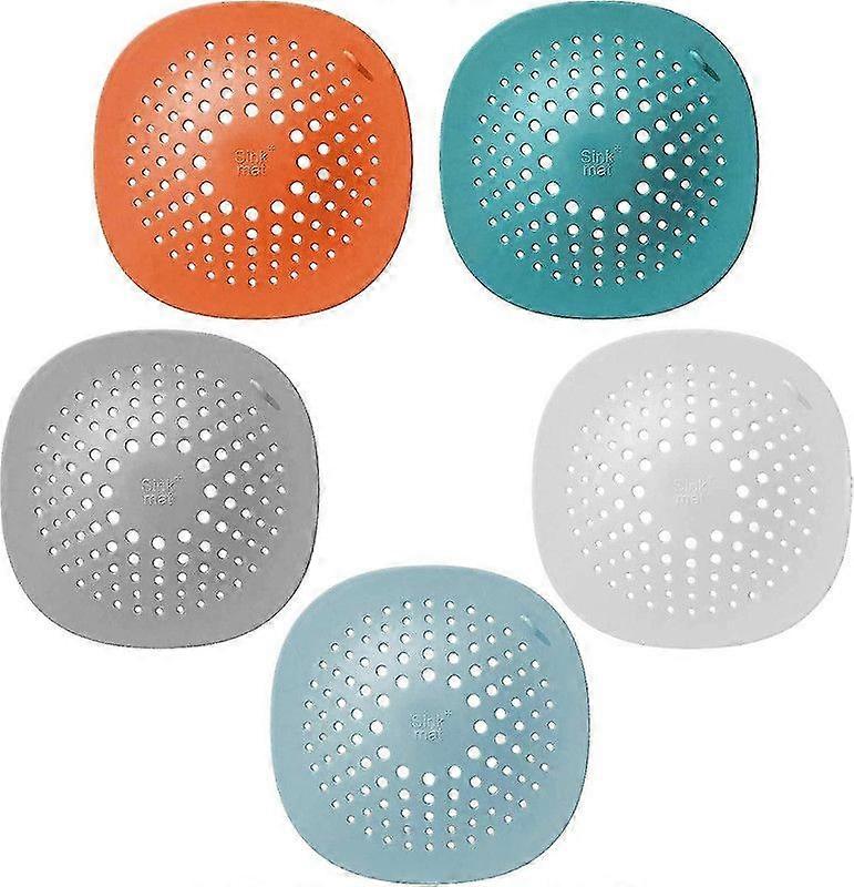 5pcs Floor Drain Strainer,shower Drain Covers,silicone Bathroom Sink Strainer,bathtub