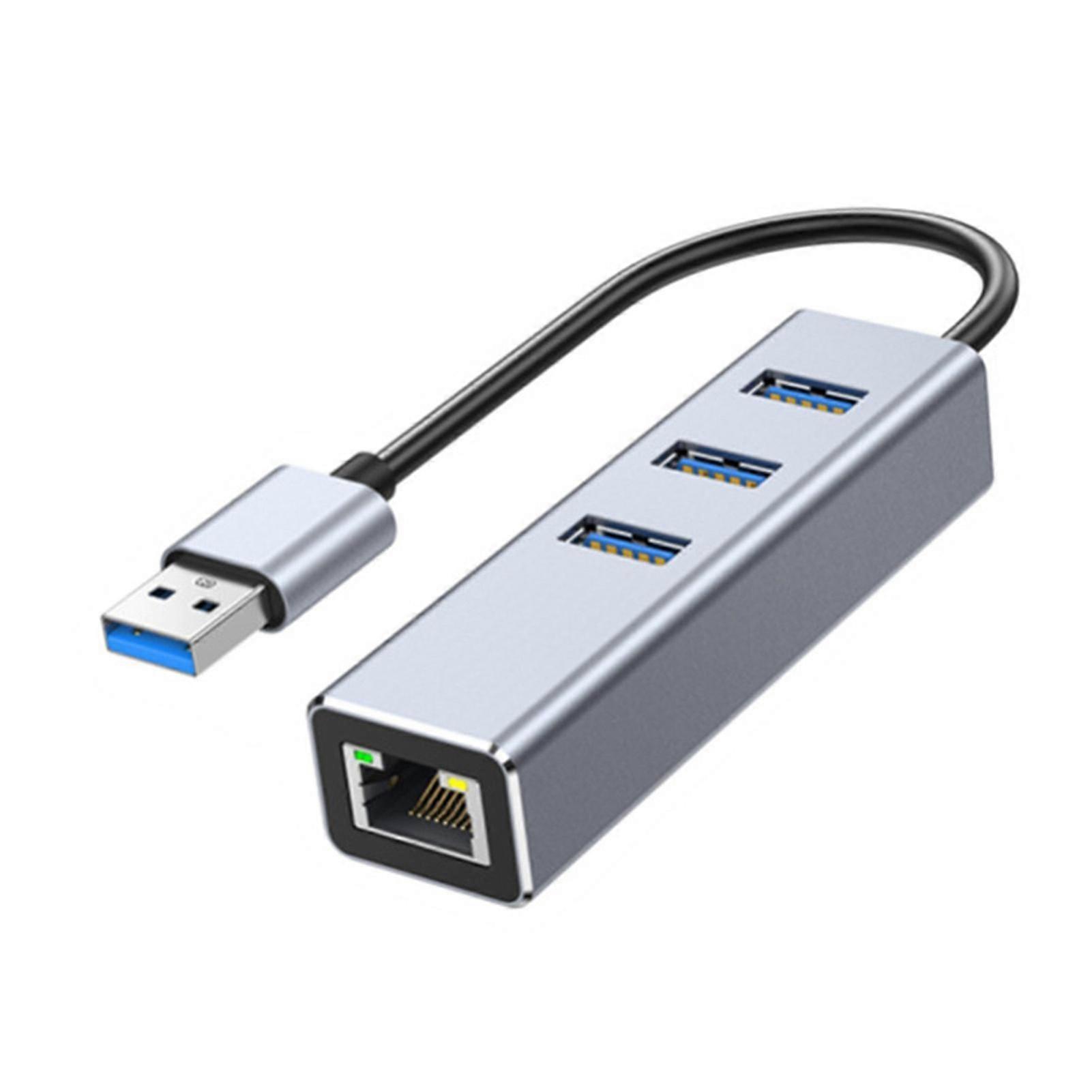 Docking Station Fast Transfer Multiport Driver-free Data Transmission USB to RJ45 Converter Ethernet Lan Adapter Computer Accessories