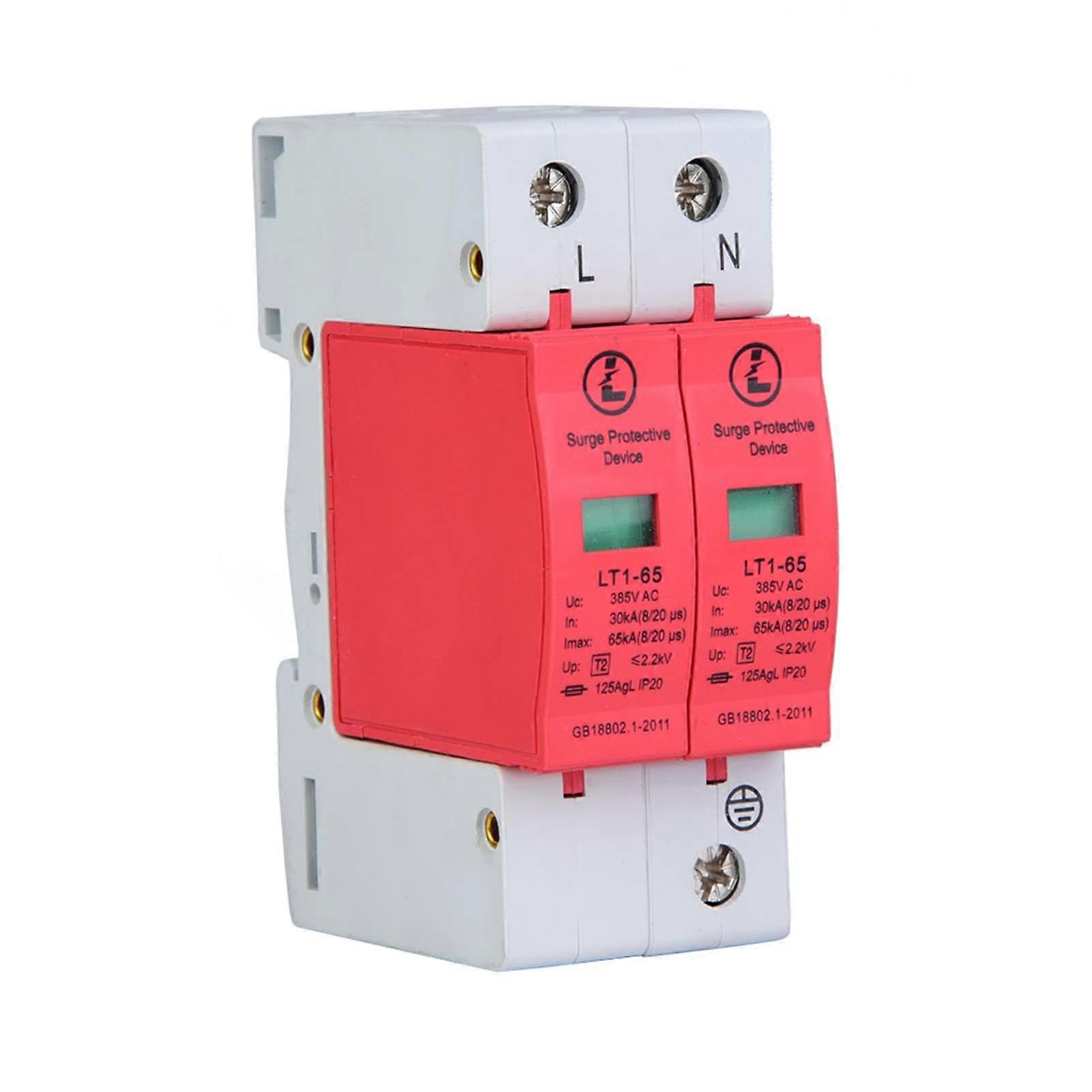 Surge Protective Device Telephone Thunder Tele Protector Lowvoltage Arrester (2P65KA)